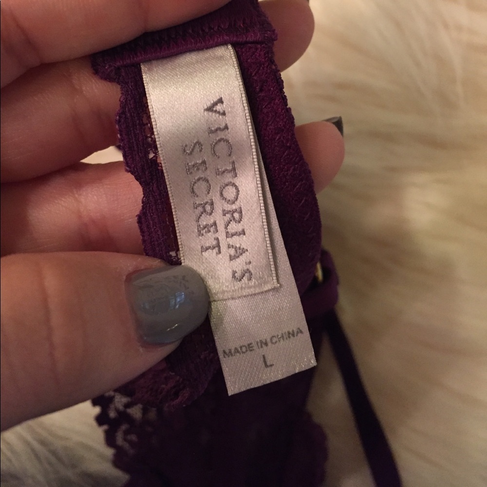 VS PURPLE TRIANGLE BRALETTE - Picture 5 of 7